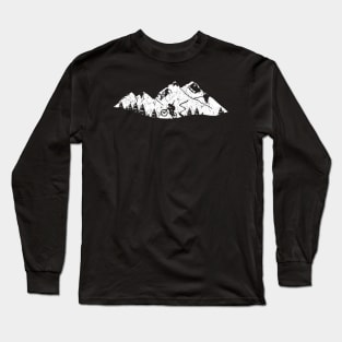 Downhill Mountain Biking Long Sleeve T-Shirt